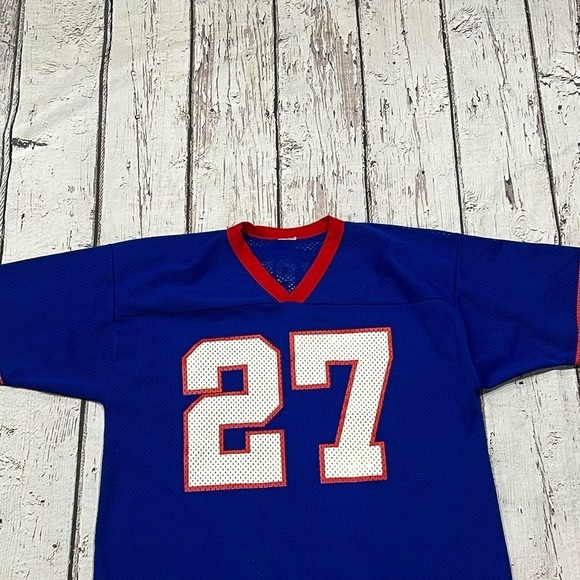 Vintage 90s Rodney Hampton Logo 7 1990s New York Giants NFL Football Jersey - Picture 4 of 6